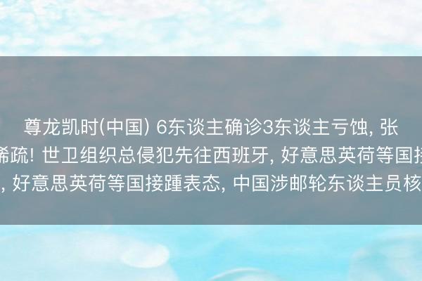 尊龙凯时(中国) 6东谈主确诊3东谈主亏蚀， 张文宏: 邮轮上暴发较为稀疏! 世卫组织总侵犯先往西班牙， 好意思英荷等国接踵表态， 中国涉邮轮东谈主员核酸阴性